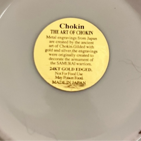 Porcelain 3" Chokin Trinket Box 24K Gold Trim NY Twin Towers Statue of Liberty - Picture 2 of 9